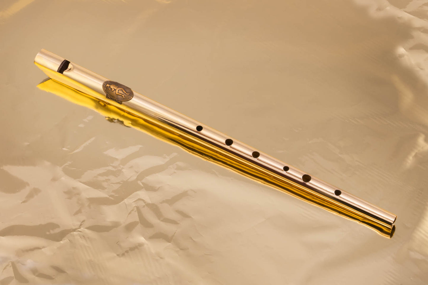 RECALIBRATED Clarke GOLD Plated Original D whistle Gift Set