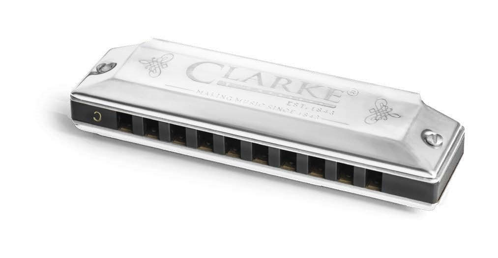 Clarke SILVER Harmonica in a Tube