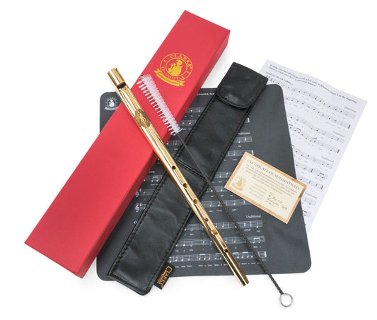 Clarke GOLD Plated Original D whistle Gift Set - AVAILABLE NOW